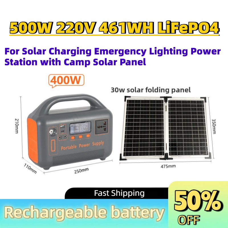 Power Supply 500W - Batterie Externe Portable Améliorée 500W 220V