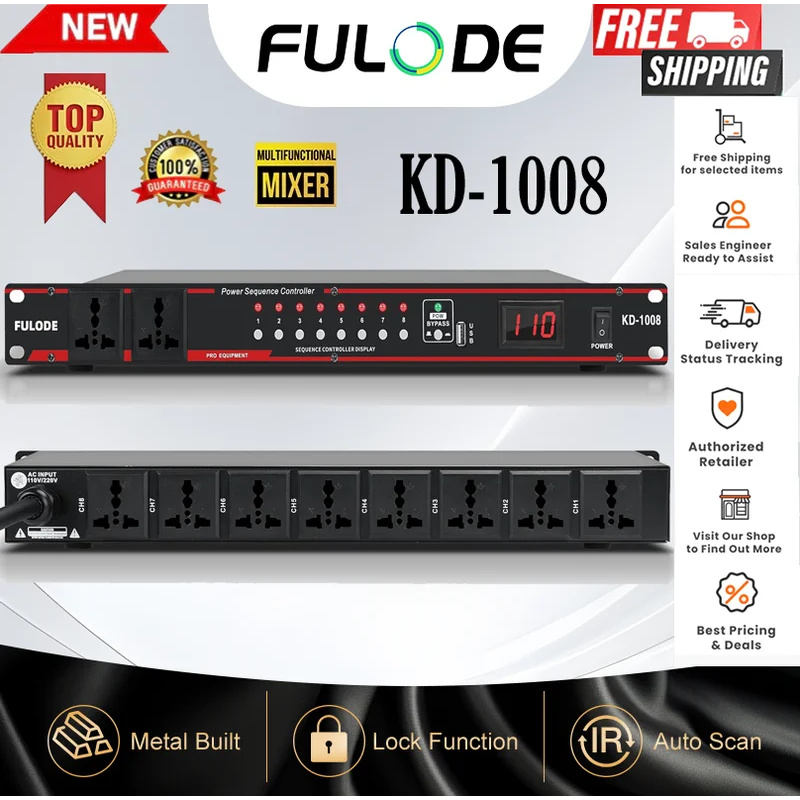 Power Supply - Régulateur séquenceur haute puissance 10 voies