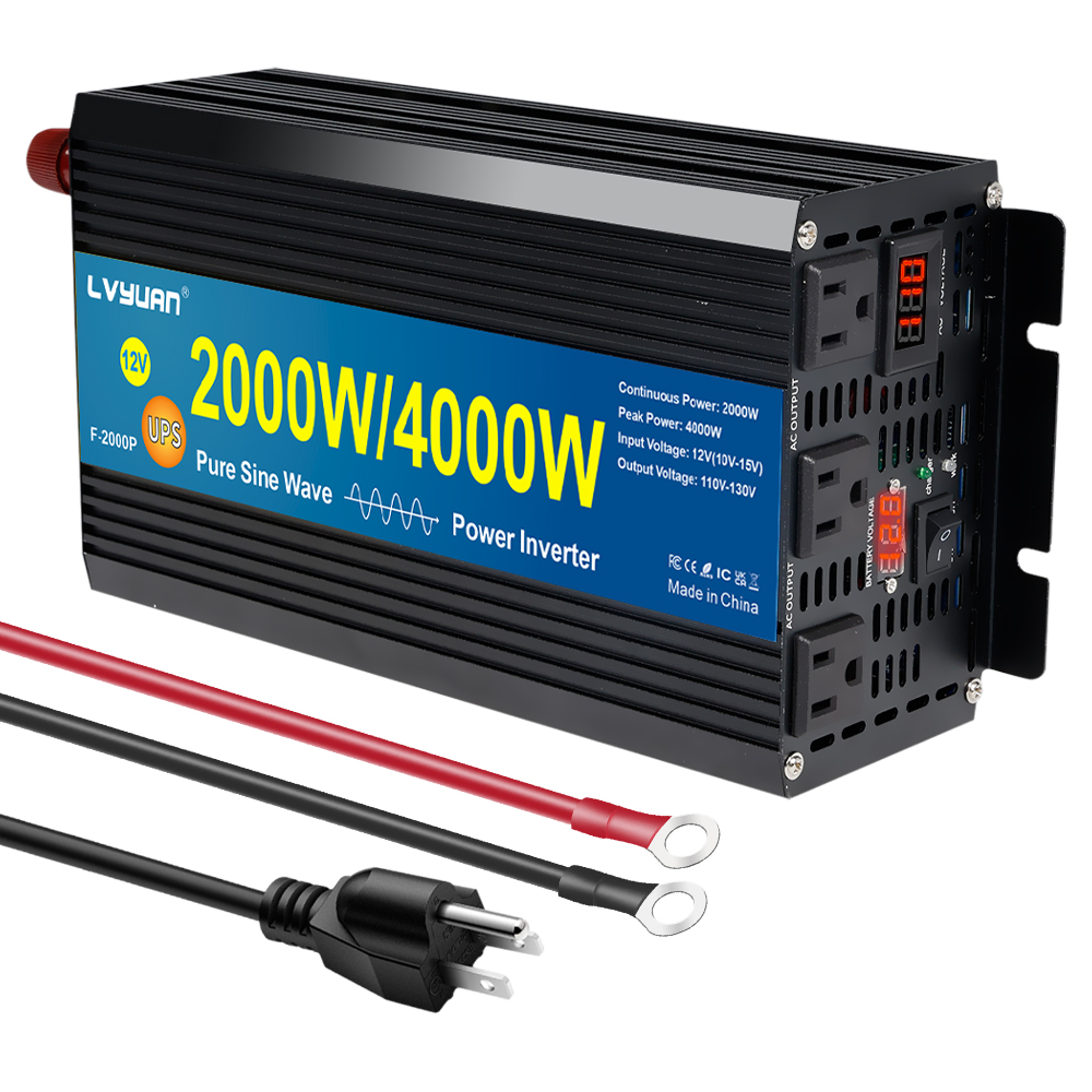 Inverter LVYUAN 1500W avec fon - Power Supply 12V avis et prix