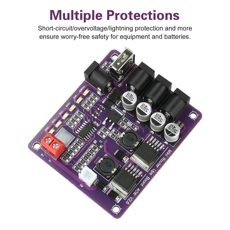 Carte UPS pour mini routeur 40 - Power Supply 12V avis et prix
