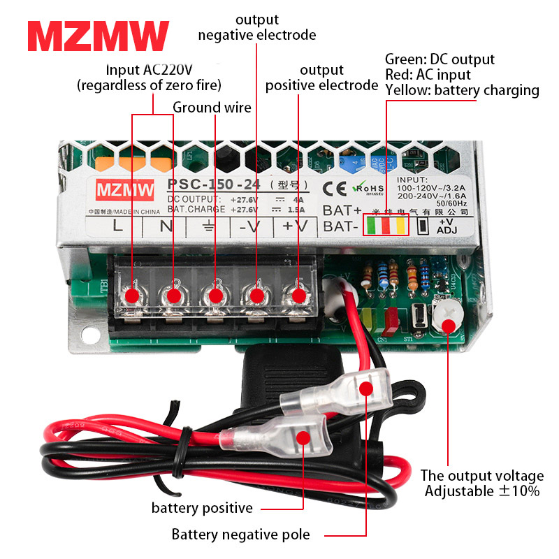 MZMW 150W UPS fonction aliment - Smps Power Supply avis et prix