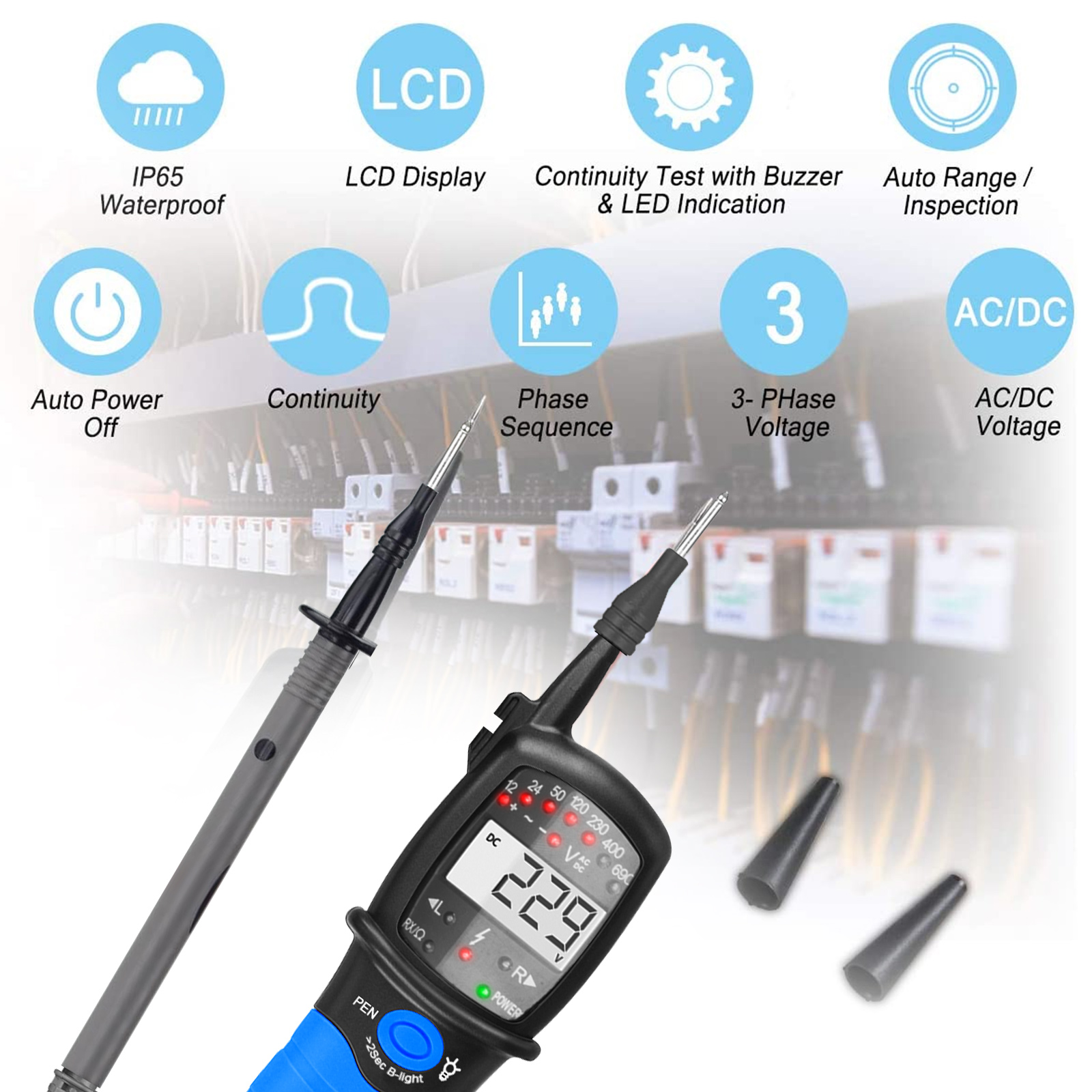 Testeur de tension AC/DC 12-69 - Power Supply Tester avis et prix