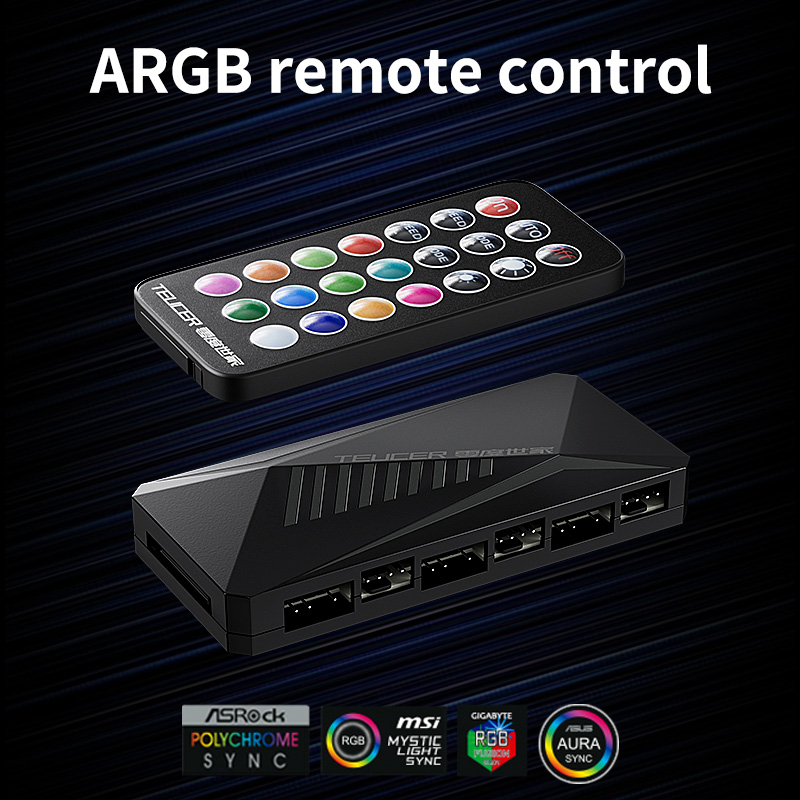 TEUCER LP-6P ARGB télécommande - Pc Power Supply avis et prix
