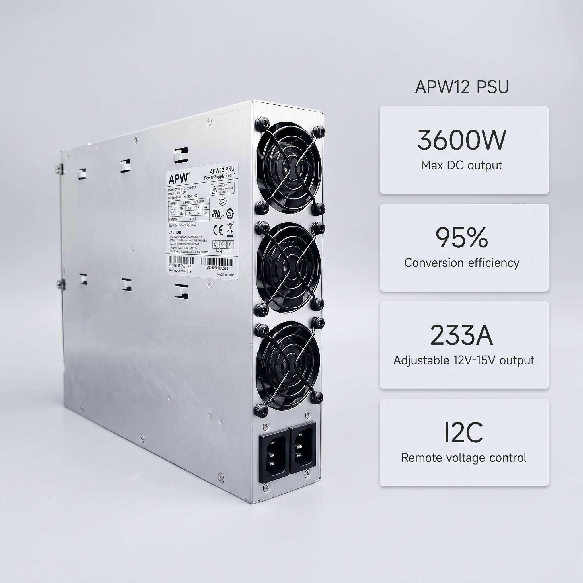 S19K Pro L7 S19J Pro XP 141T A - Power Supply 12V avis et prix