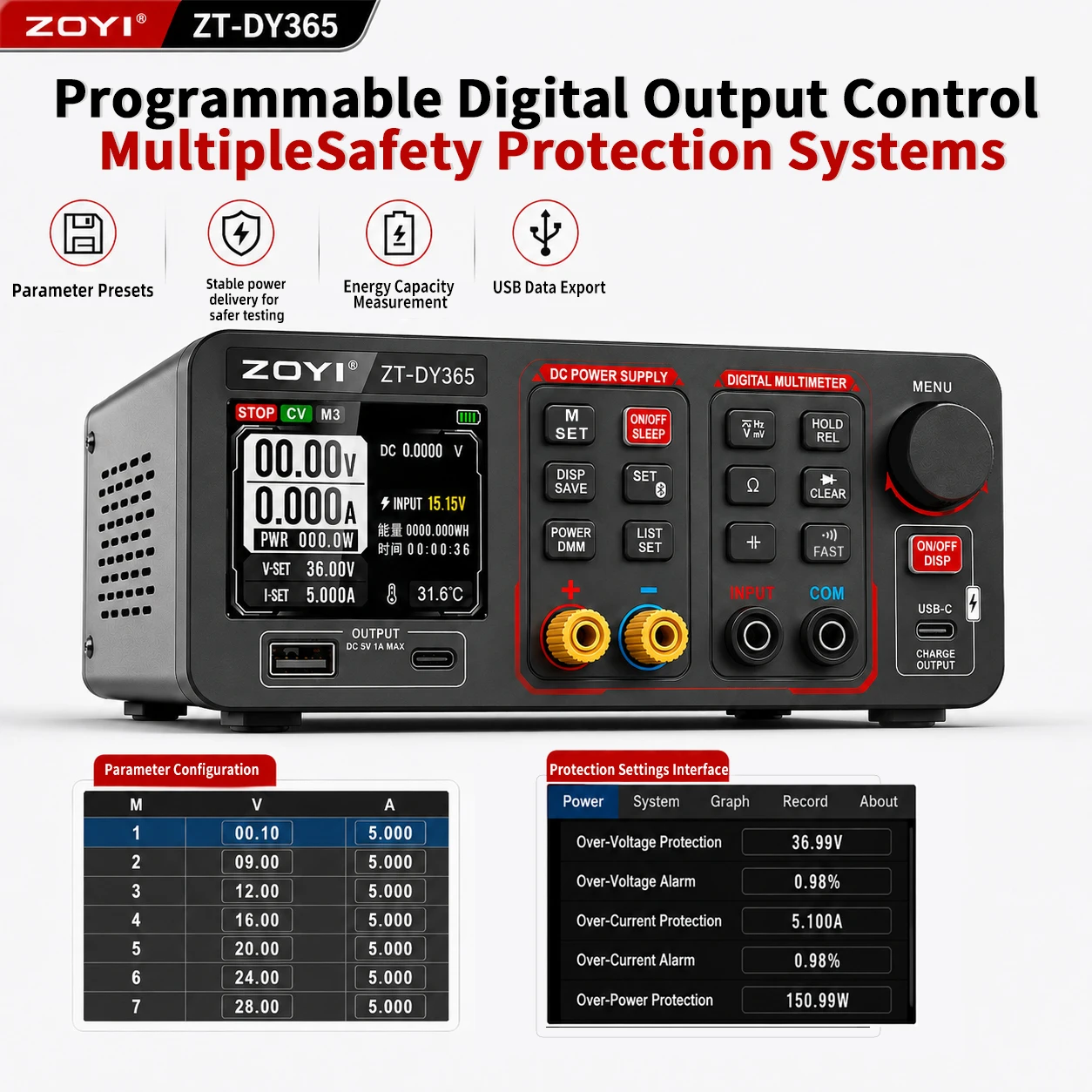 ZOYI DY365 Multimètre numériqu - Pc Power Supply avis et prix