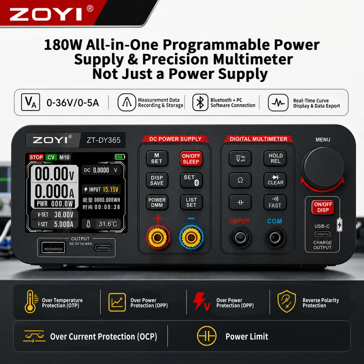 ZOYI DY365 Multimètre numériqu - Pc Power Supply avis et prix